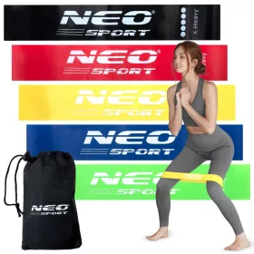   Ellenállás szalag készlet gyakorlatokhoz NS-959 Neo-Sport 5 db