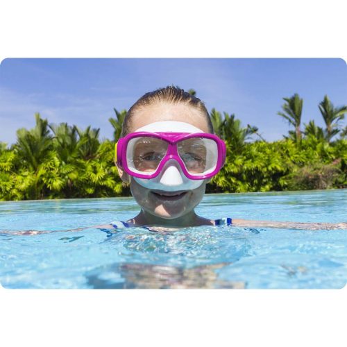 Bestway 22039 rózsaszín türkiz úszómaszk