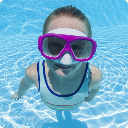 Bestway 22039 rózsaszín türkiz úszómaszk