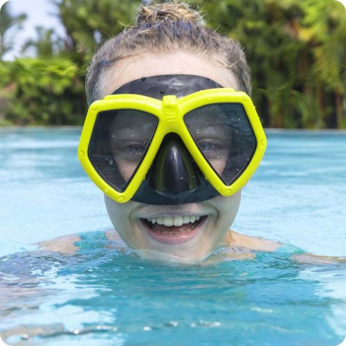 Úszómaszk sárga Bestway 22040