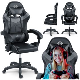 Sofotel Draknor játékszék fekete és szürke