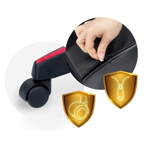 Sofotel Draknor játékszék fekete és piros