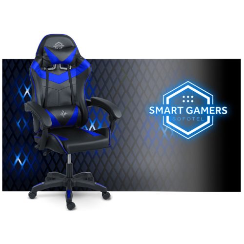 Sofotel Draknor játékszék fekete-kék