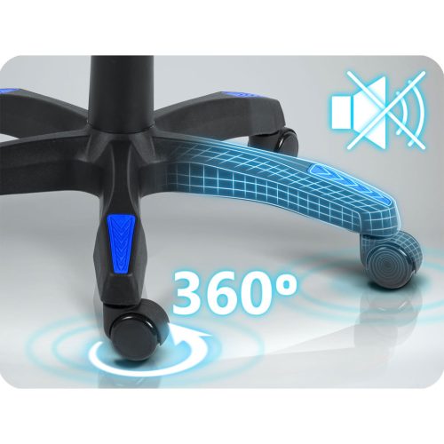 Sofotel Draknor II gamer szék, fekete és kék