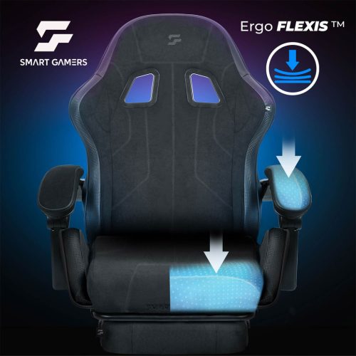 Gamer szék, forgó gamer szék, vödör lábtartó, Lokar Sofotel