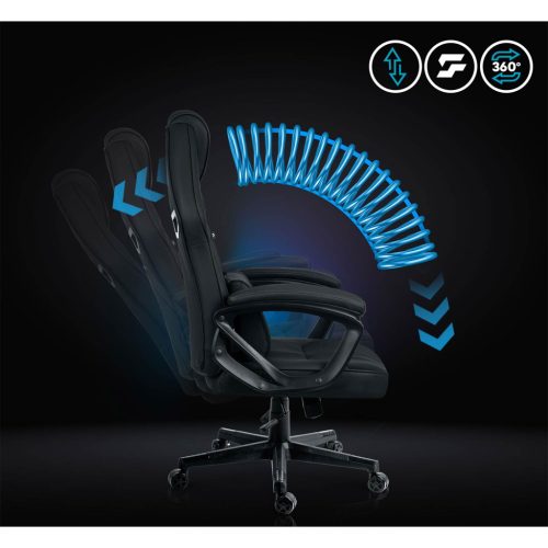 Gamer szék, forgó, vödör alakú játékosszék, Furon Sofotel