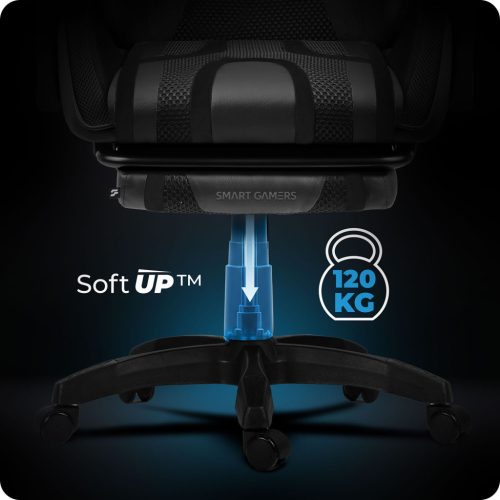 Gamer szék, forgó gamer szék, vödör lábtartó, Specter Sofotel