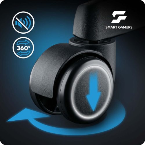 Gamer szék, forgó gamer szék, vödör lábtartó, Specter Sofotel