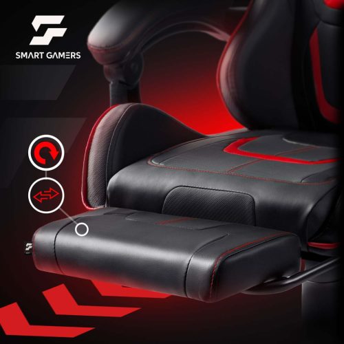 Gamer szék, forgó gamer szék, vödör lábtartó, Specter Sofotel