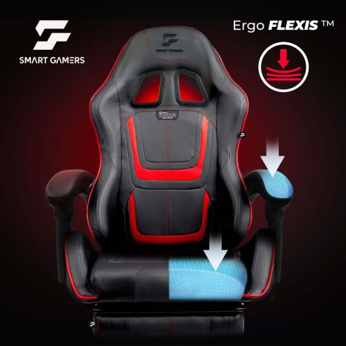 Gamer szék, forgó gamer szék, vödör lábtartó, Specter Sofotel