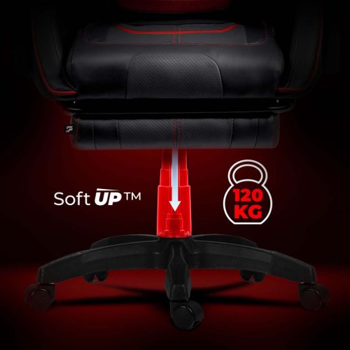 Gamer szék, forgó gamer szék, vödör lábtartó, Specter Sofotel