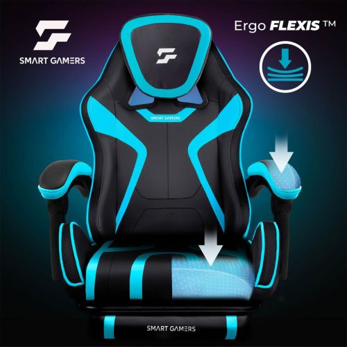 Gamer szék, forgó gamer szék, vödör lábtartó, Specter Sofotel