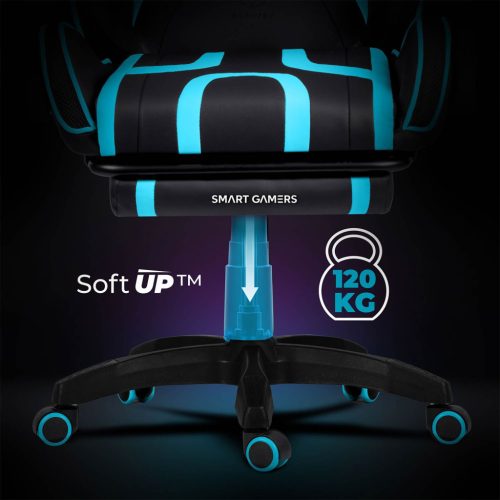 Gamer szék, forgó gamer szék, vödör lábtartó, Specter Sofotel