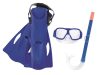Freestyle Snorkel búvárkészlet maszk + cső + uszonyok Bestway 25019 kék