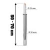 Krómozott pneumatikus emelő irodai székhez, 53-73 cm, teherbírása 120 kg - Sofotel