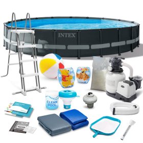 Keretes kerti medence 610 x 122 cm 17 az 1-ben INTEX 26334