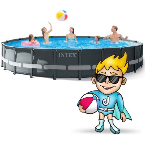 Keretes kerti medence 610x122cm 20 az 1-ben INTEX 26334