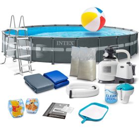 Keretes kerti medence 732 x 132 cm 17 az 1-ben INTEX 26340