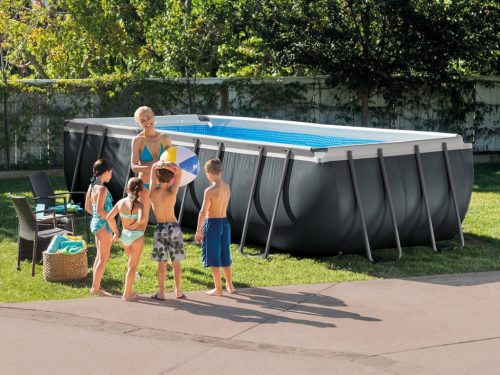 Keretes kerti medence 549 x 274 x 132 cm 18 az 1-ben INTEX 26356