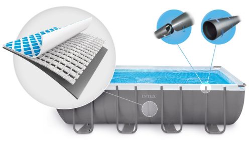 Keretes kerti medence 549 x 274 x 132 cm 18 az 1-ben INTEX 26356