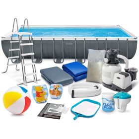   Keretes kerti medence 732 x 366 x 132 cm 18 az 1-ben INTEX 26364