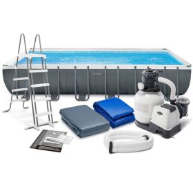   Keretes kerti medence 732 x 366 x 132 cm 9 az 1-ben INTEX 26364