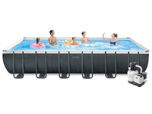 Keretes kerti medence 732 x 366 x 132 cm 9 az 1-ben INTEX 26364