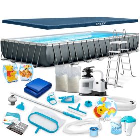   Keretes kerti medence 975 x 488 x 132 cm 21 az 1-ben INTEX 26374