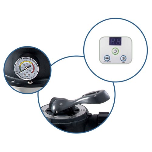 Intex Krystal Clear homokszűrős medence szivattyú + szűrőgolyók, 5700 l/h - INTEX 26644