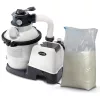 Homokszűrő szivattyú 5700 l/h INTEX 26644 + 25 kg homok