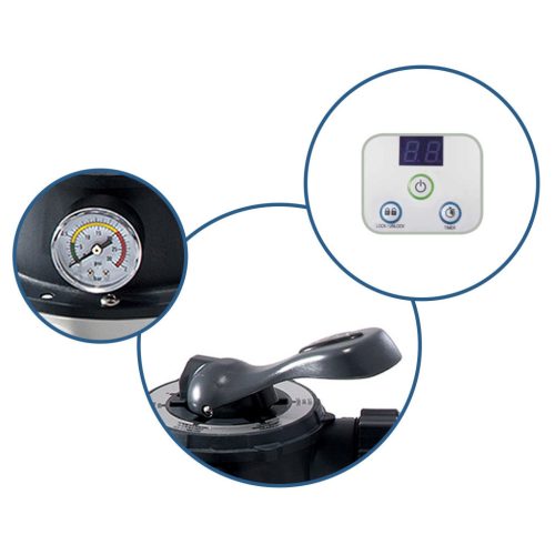 Homokszűrő szivattyú 5700 l/h INTEX 26644 + 25 kg homok