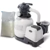 Homokszűrő szivattyú 7900 l/h INTEX 26646 + homok 25 kg