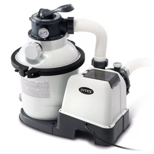 Homokszűrő szivattyú 7900 l/h INTEX 26646 + homok 25 kg