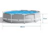 Prizma keretes kerti medence 305 x 76 cm 6 az 1-ben INTEX 26700