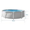 Kerti medence kerettel 305 x 76 cm INTEX 26700ND