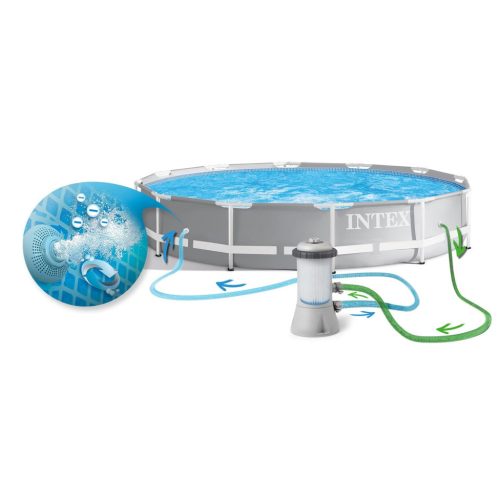 Prizma keretes kerti medence 366 x 76 cm 4 az 1-ben INTEX 26712