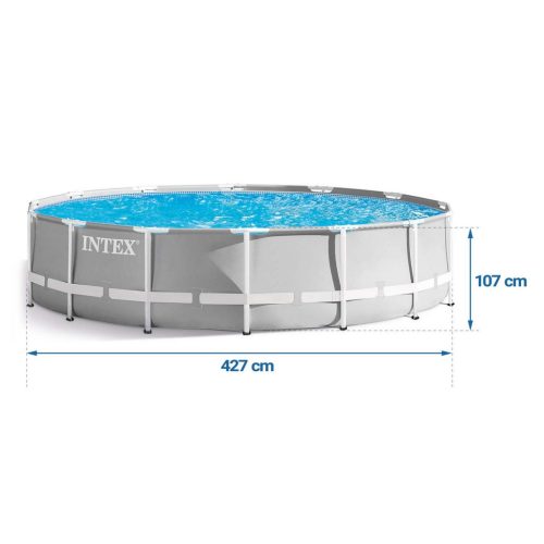 Keretes kerti medence 427 x 107 cm 21 az 1-ben INTEX 26720