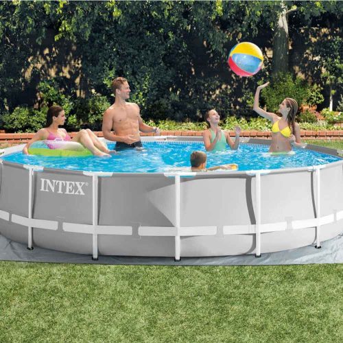 Keretes kerti medence 427 x 107 cm 12 az 1-ben INTEX 26720GN