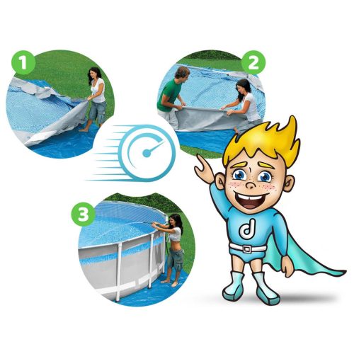 Keretes kerti medence 427 x 107 cm 12 az 1-ben INTEX 26722