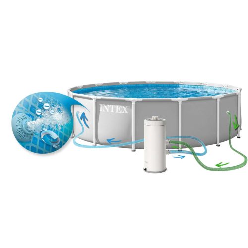 Kerti medence kerettel 457 x 107 cm 12 az 1-ben INTEX 26724ND