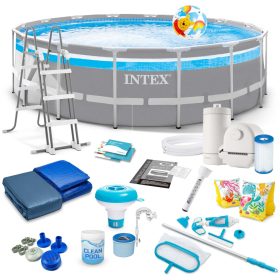 Keretes kerti medence 488 x 122 cm 21 az 1-ben INTEX 26730