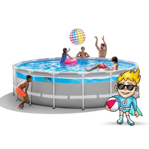 Keretes kerti medence 488 x 122 cm 11 az 1-ben INTEX 26730