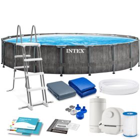 Keretes kerti medence 549 x 122 cm 12 az 1-ben INTEX 26744