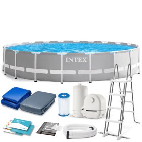 Keretes kerti medence 610 x 132 cm 12 az 1-ben INTEX 26756