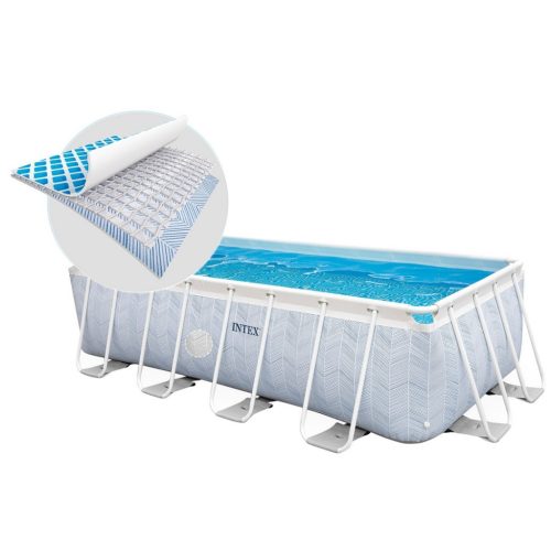Keretes kerti medence 400 x 200 x 100 cm 4 az 1-ben INTEX 26780