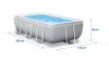 Prism Frame keretes kerti medence 300 x 175 x 80 cm 4 az 1-ben INTEX 26784