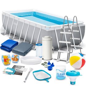   Keretes kerti medence 400 x 200 x 100 cm 17 az 1-ben INTEX 26788