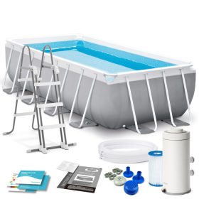   Keretes kerti medence 400 x 200 x 100 cm 4 az 1-ben INTEX 26788