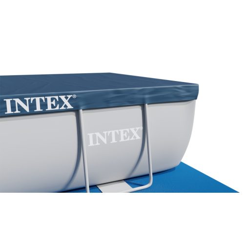 Keretes kerti medence 488 x 244 x 107 cm 21 az 1-ben INTEX 26792 + buborékgép INGYEN