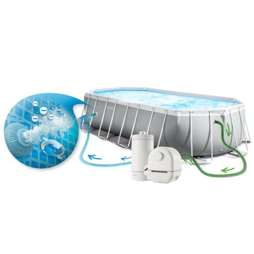 Téglalap alakú medence 503x274x122cm 21 az 1-ben Intex 26796